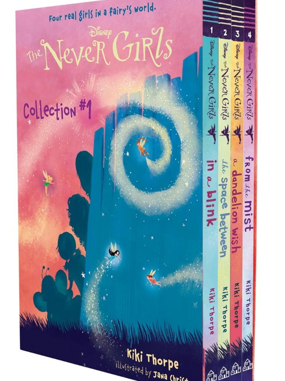 Disney Never Girls Box Set Collection #1 Books 1-4 by Kiki Thorpe (2013)